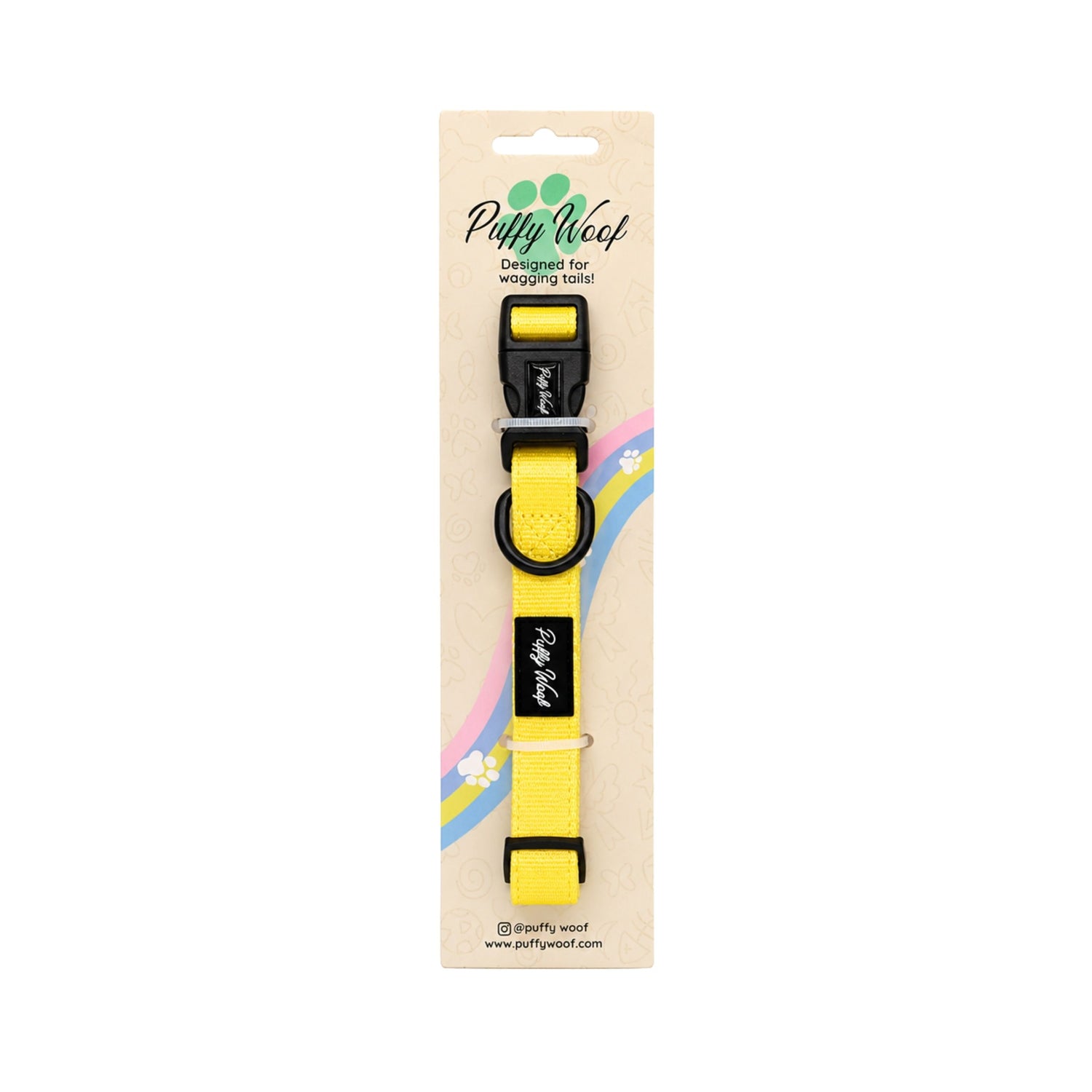 Lemon Yellow Adjustable Collar