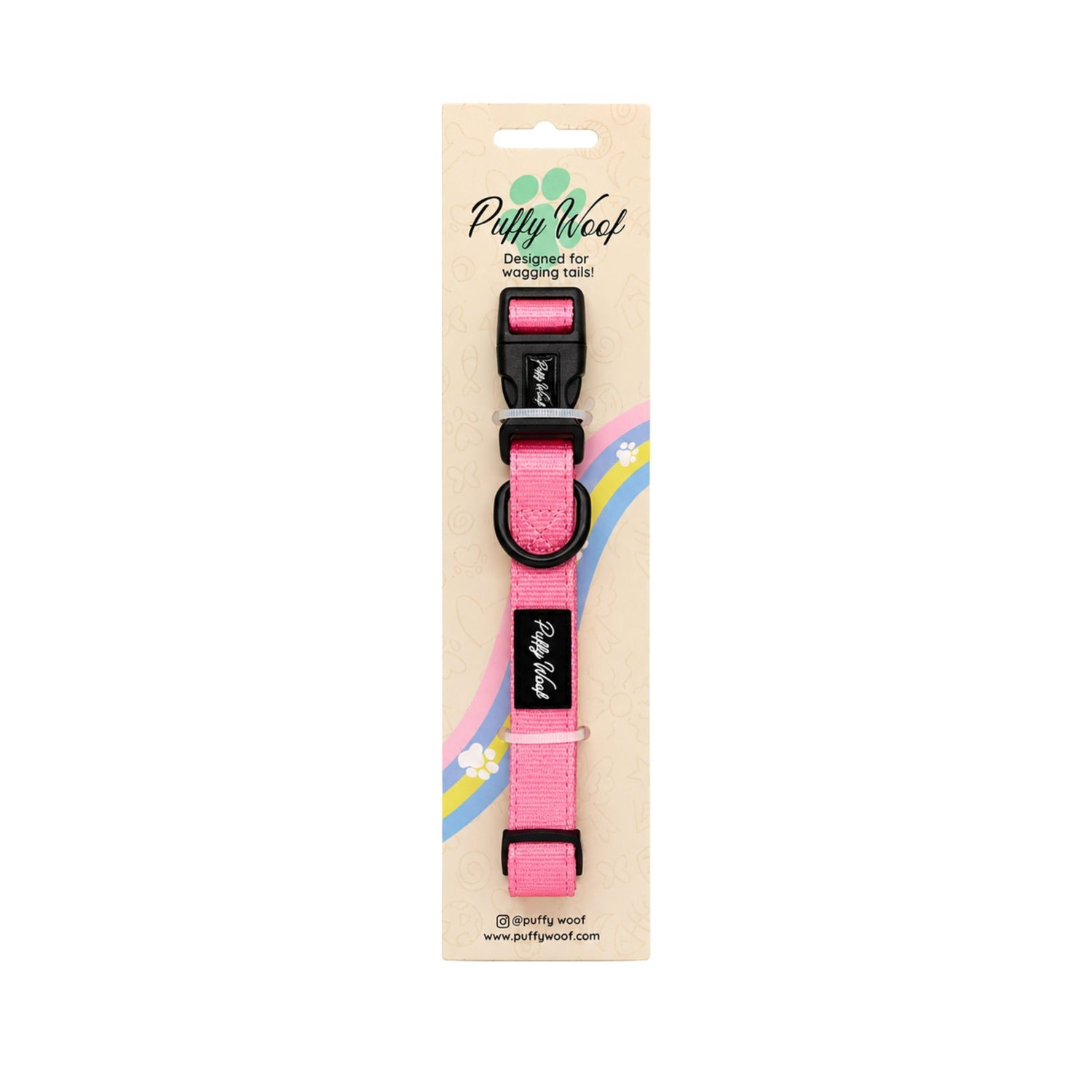 Bubblegum Pink Adjustable Collar