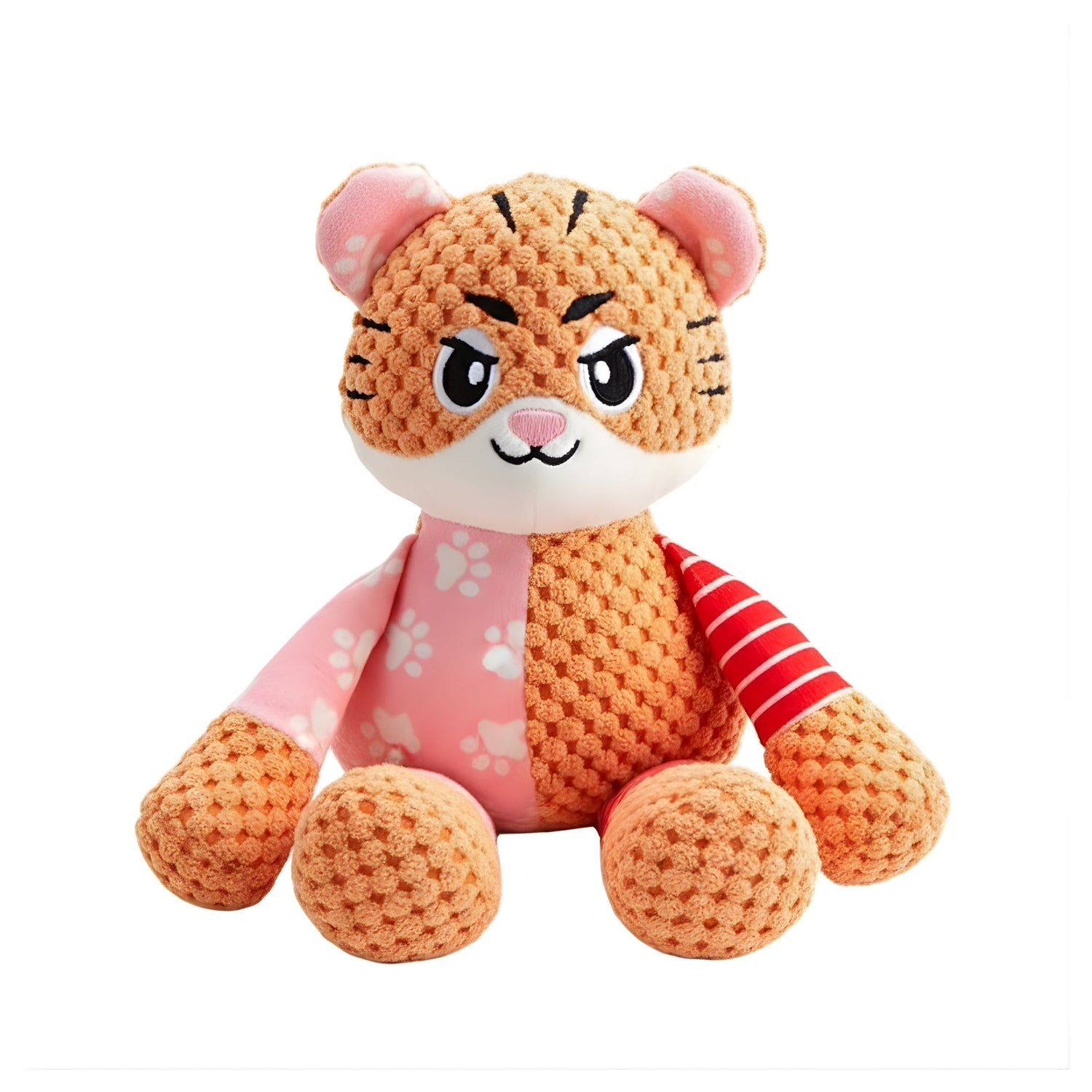 Blaze the Tiger – Squeaky & Crinkle Plush Dog Toy