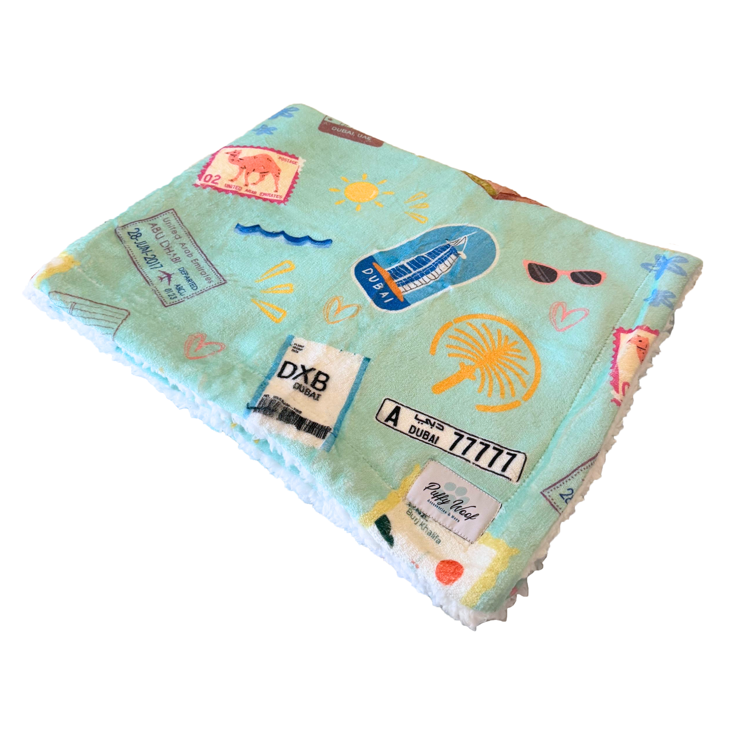 Dubai Doodles Blanket