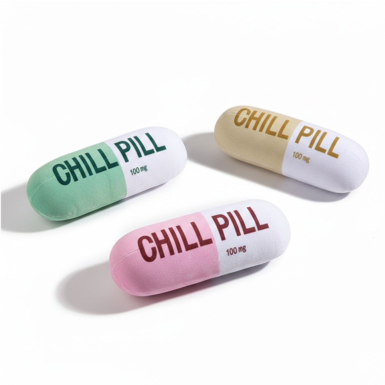 Chill Pill – Squeaky Plush Dog Toy