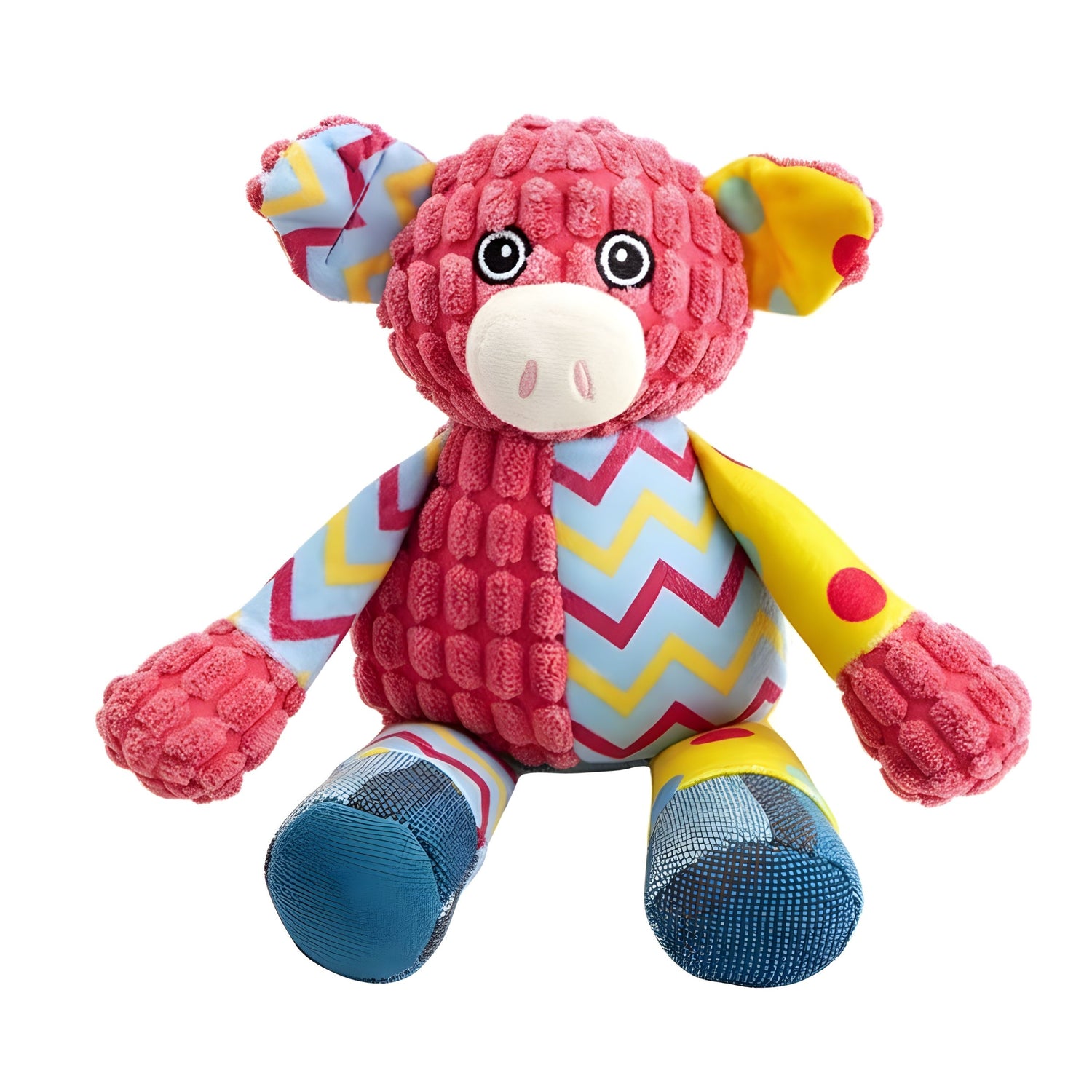 Penny the Pig – Squeaky & Crinkle Plush Dog Toy