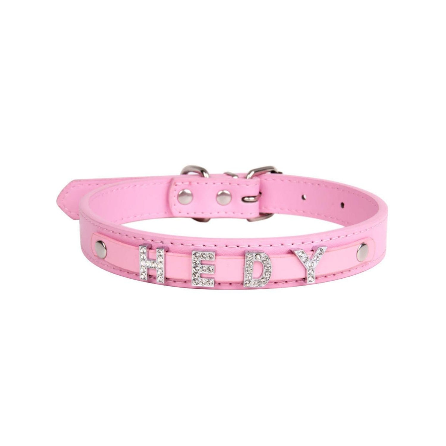 Bling Bling Personalized Dog & Cat Collar – Pink