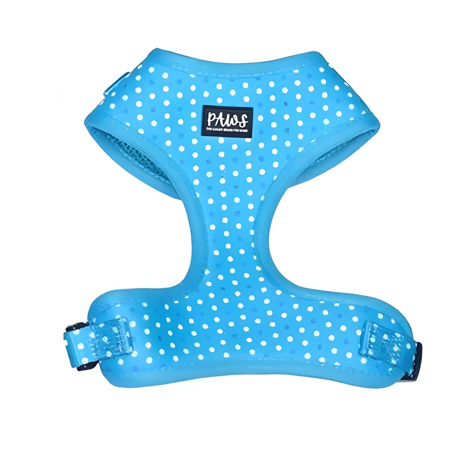 Blue Polka Adjustable Harness
