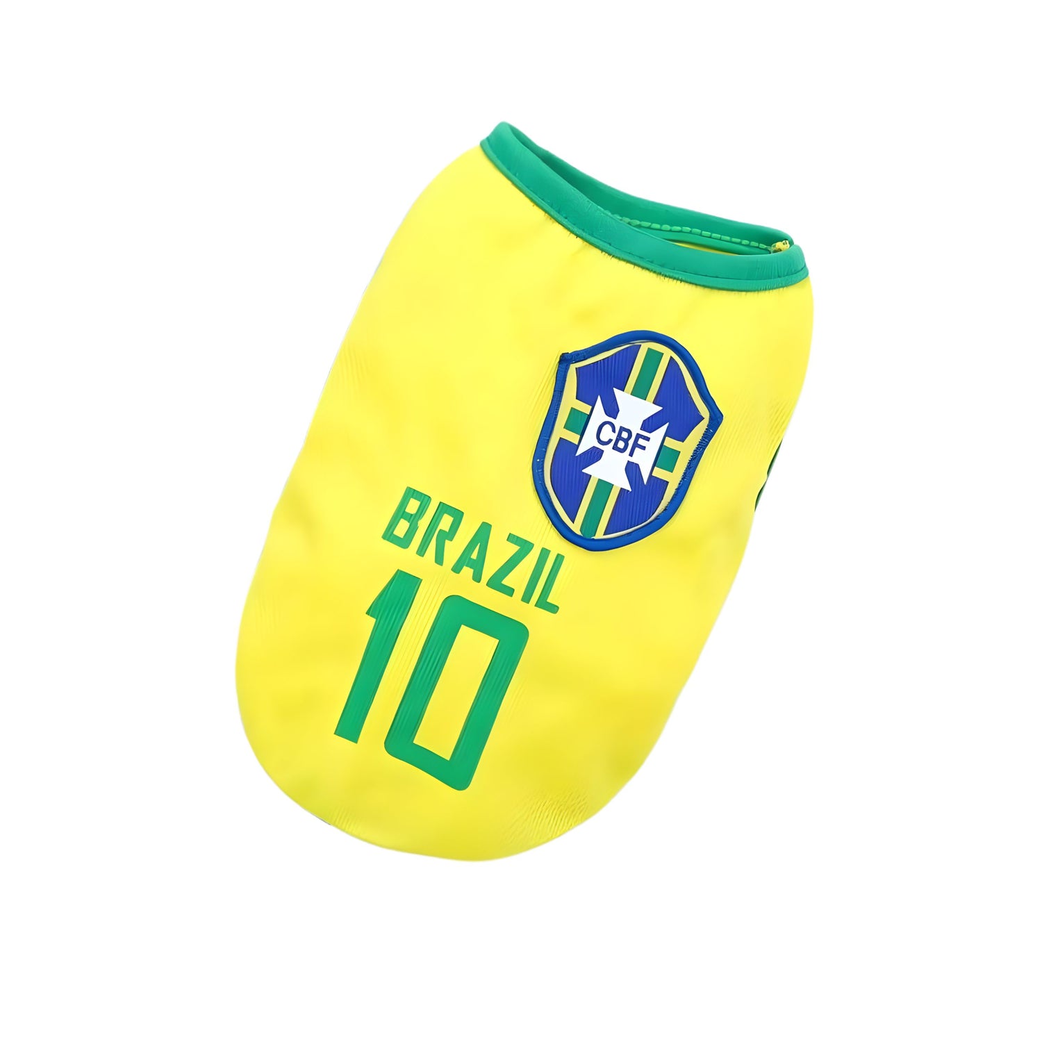 Brazil Dog Football Jersey – World Cup Edition