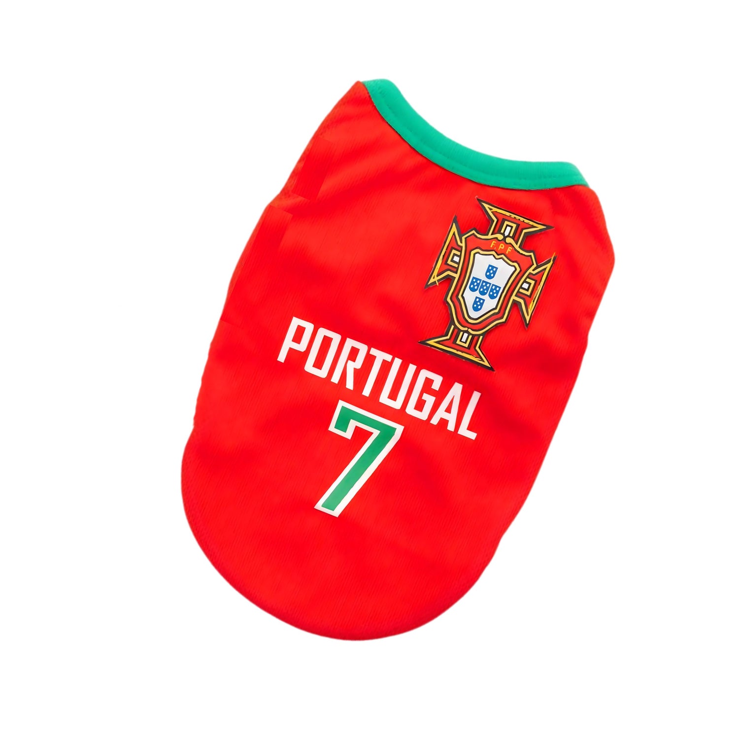 Portugal Dog Football Jersey – World Cup Edition