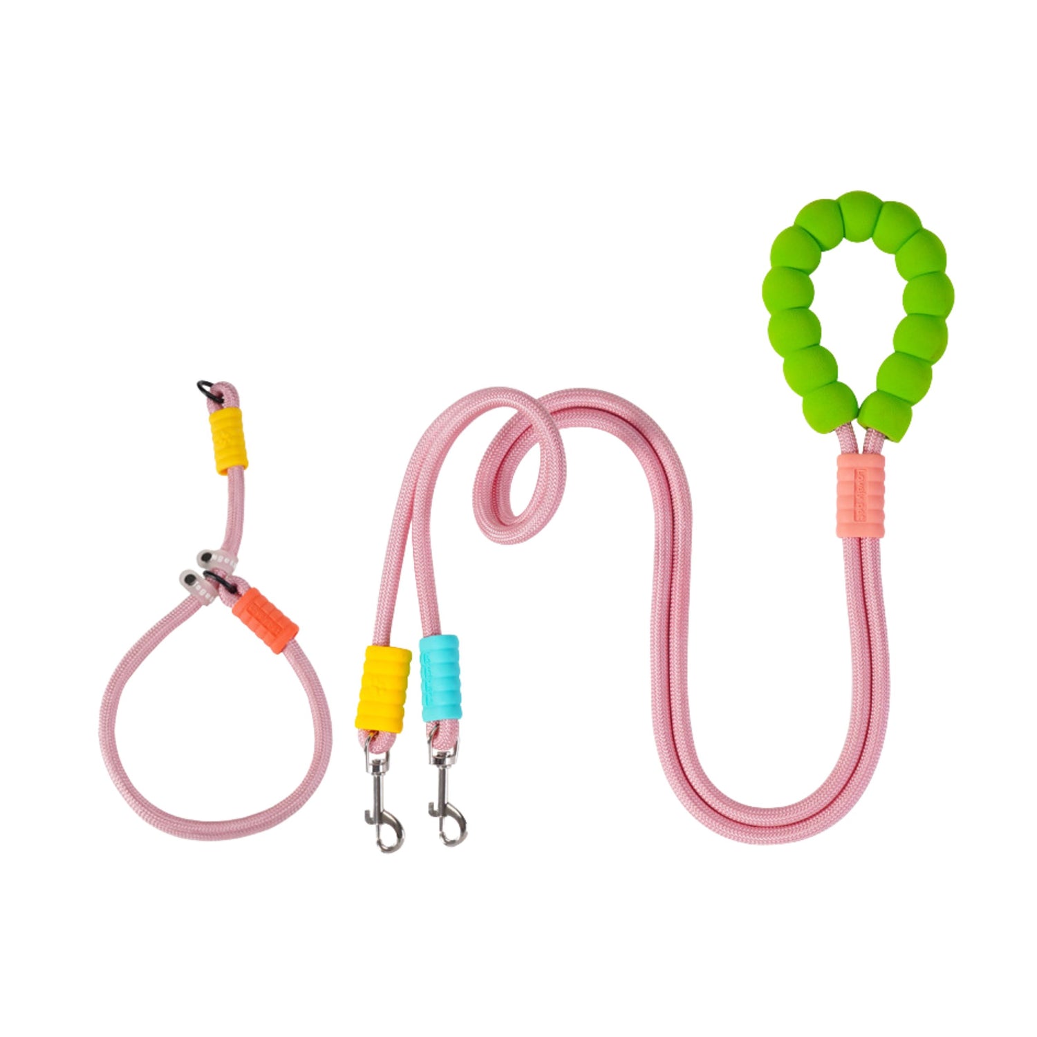 Cotton Candy Pink - Bubble Leash & Slip Collar
