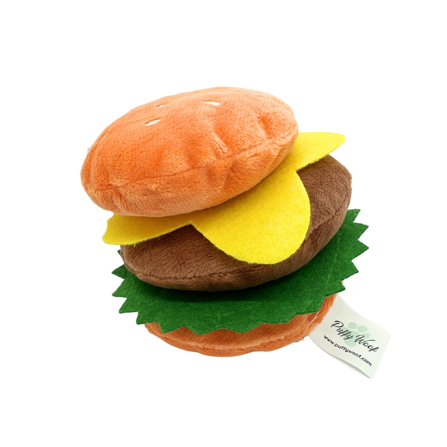 The Cheeseburger - Squeaky Plush Dog Toy