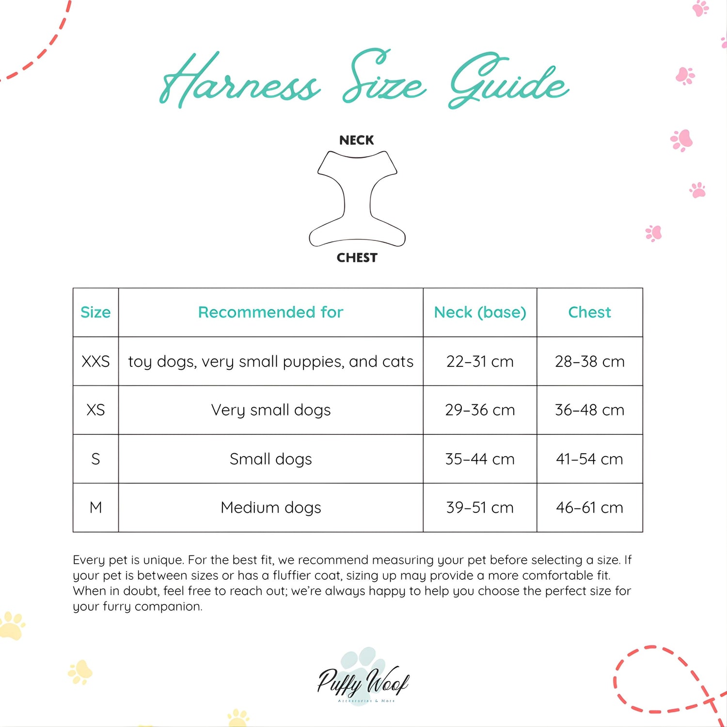 Essentials Collection - Mint Green Adjustable Harness Set