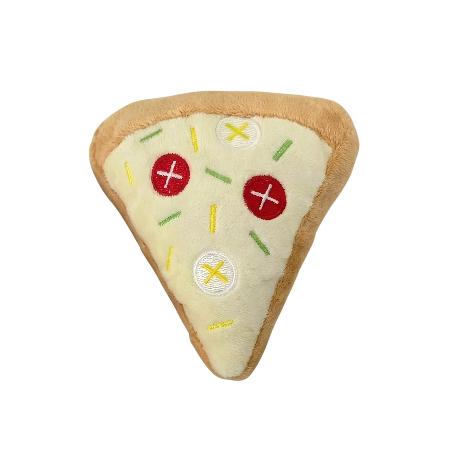 Pizza Pie - Squeaky Plush Dog Toy