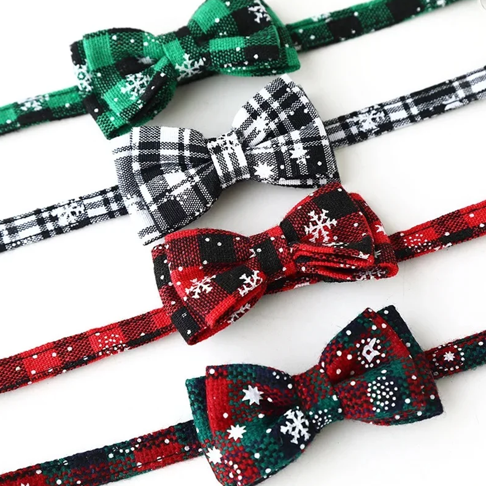 Festive Bowtie Cat Collar
