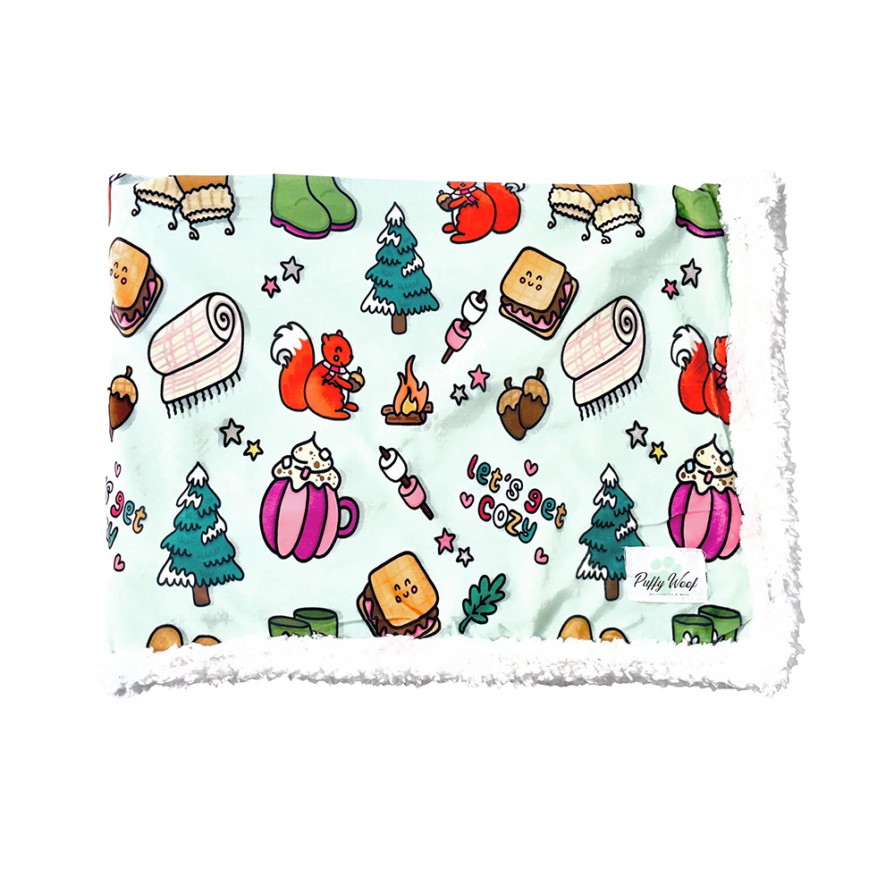 Brownie Gets Cozy Blanket