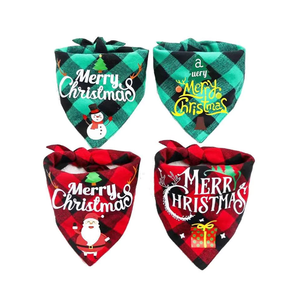 Christmas Plaid Bandanas