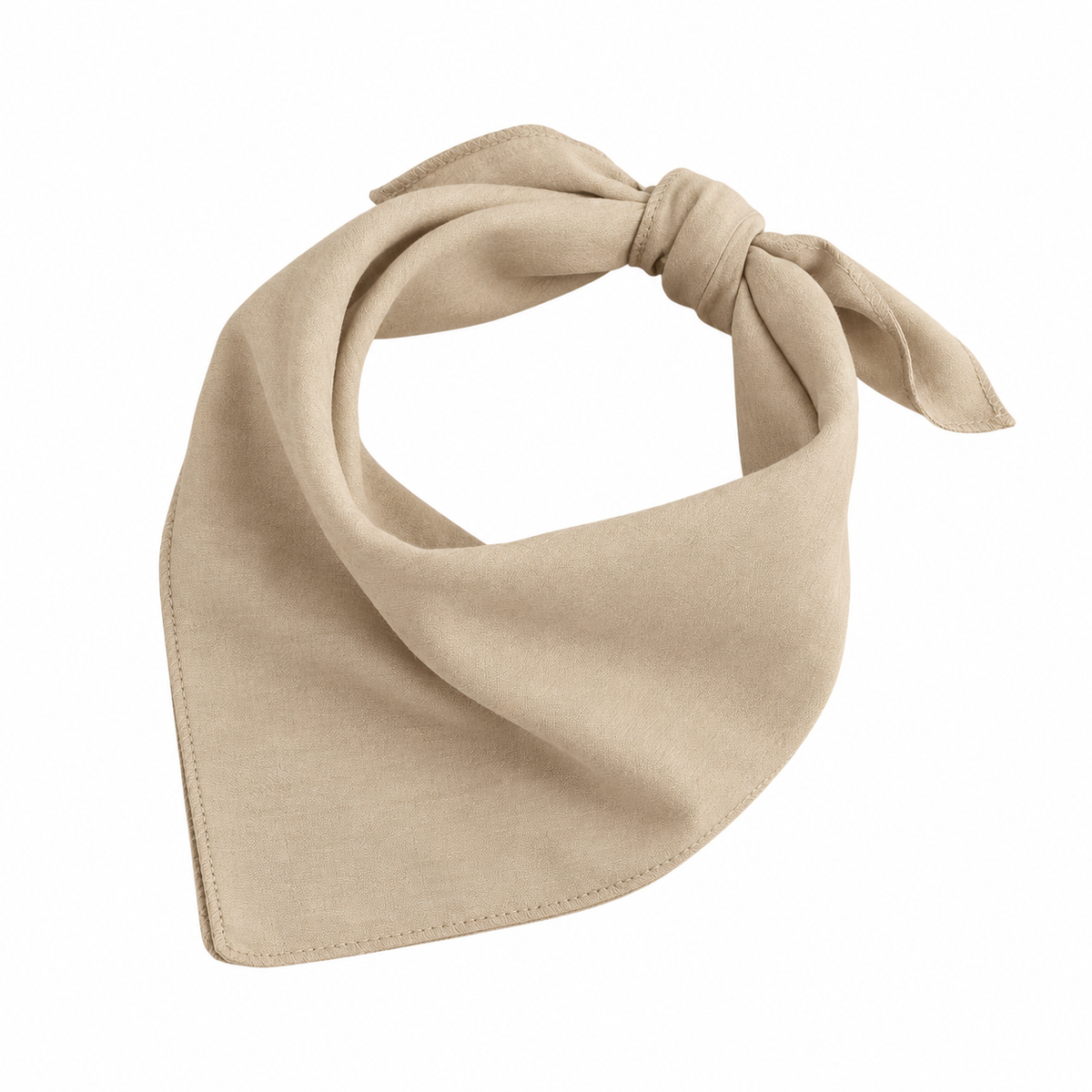 Minimal Beige Dog Bandana for Pets in Dubai, UAE | Puffy Woof