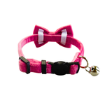 Pink Velvet Cat Collar by Puffy Woof