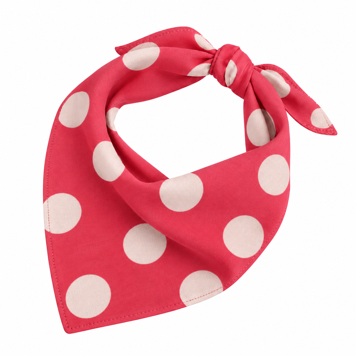 Pink Polka Dot Pet Bandana for Dogs in Dubai, UAE | Puffy Woof