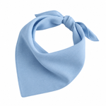 Plain Light Baby Blue Dog Bandana for Pets in Dubai, UAE | Puffy Woof