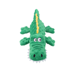 Puffy Woof Dog Squeaky Toys Crocodile Plush Cat Dog Chew Toy Fun (Green)