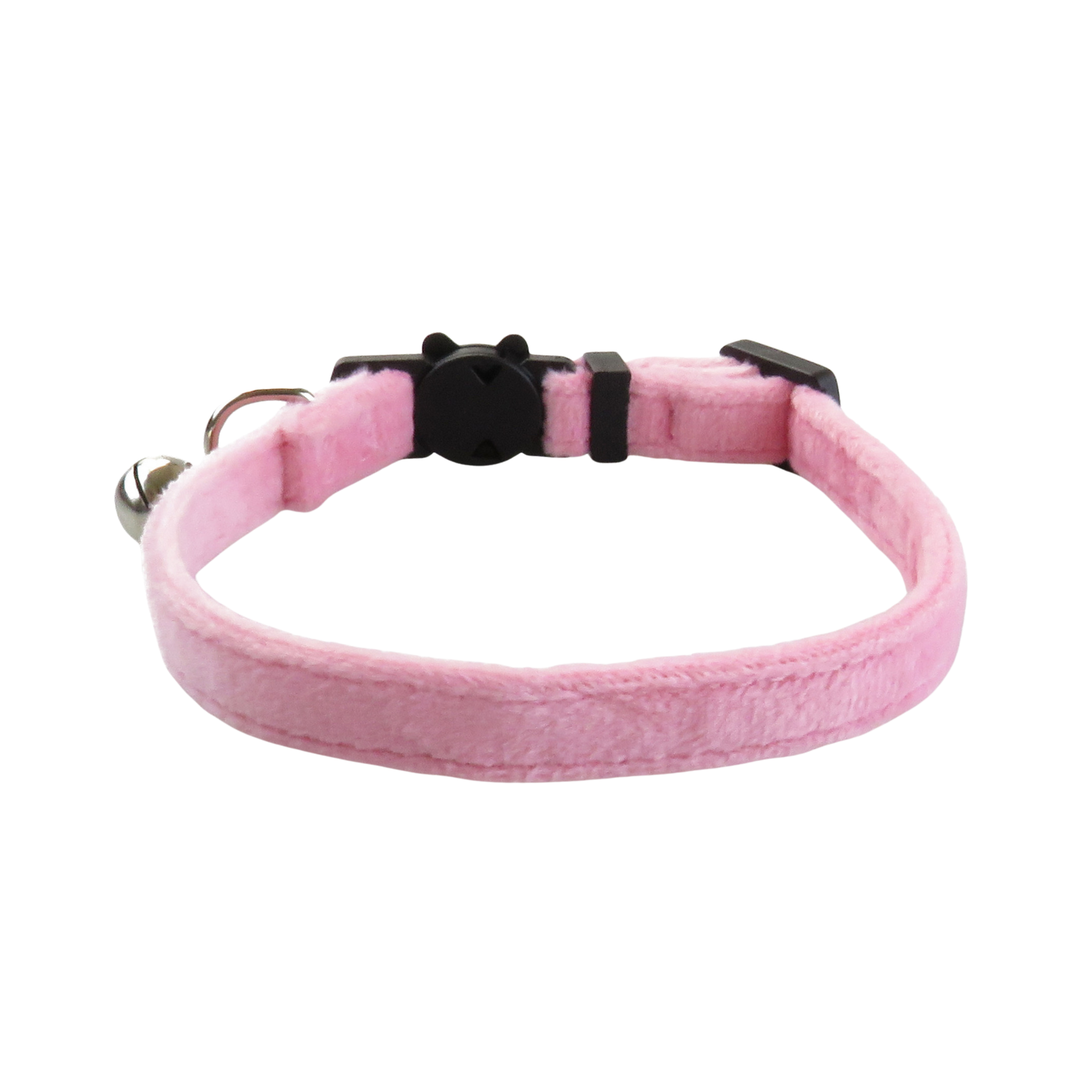 Puffy Woof Pink velvet cat collar for cute cats in the UAE