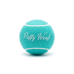 Puffy Woof dog toy ball for interactive play and pet exercise