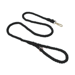 Puffy Woof rope dog leash Black color