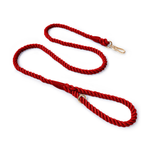 Puffy Woof rope dog leash Red color