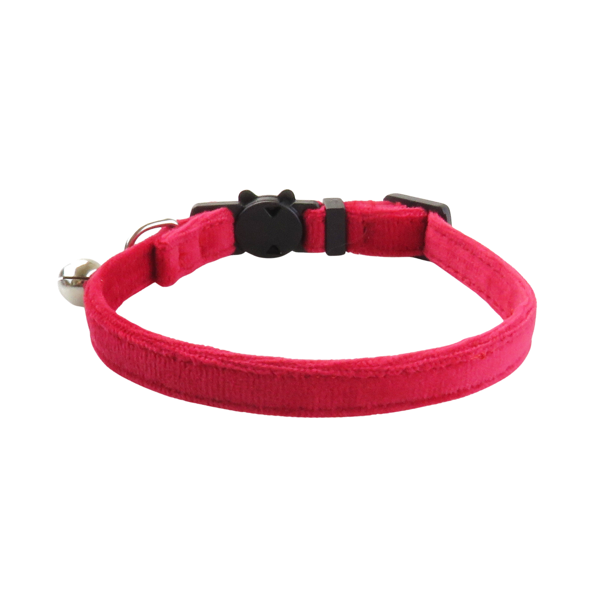 Red velvet cat collar with a matching bow tie by Puffy Woof