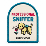 Professional Sniffer — Velcro Leash Patch by Puffy Woof