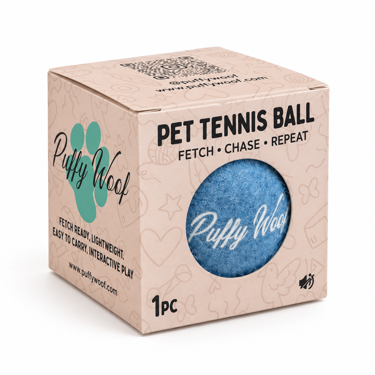Colour Pop Tennis Ball – Blue
