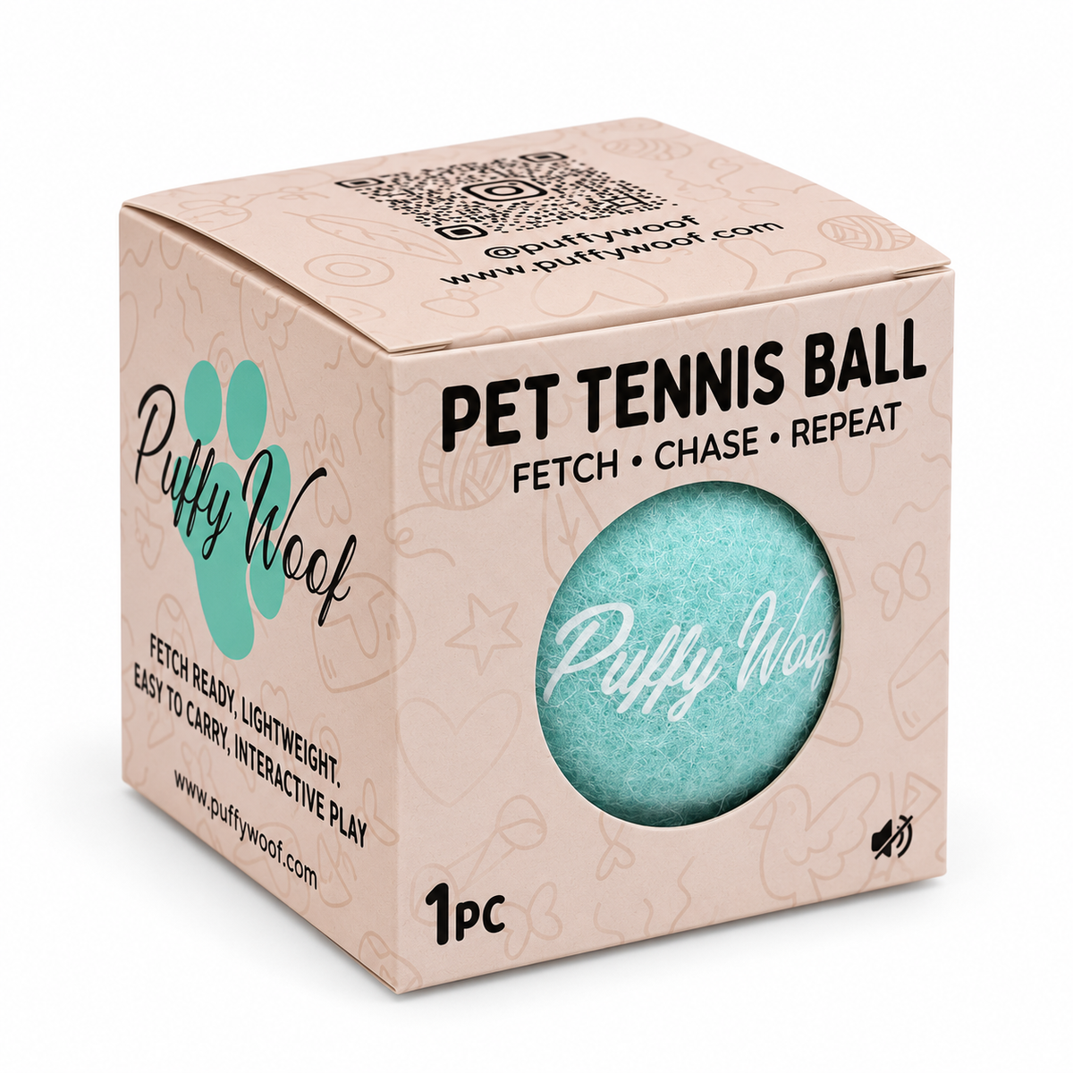 Colour Pop Tennis Ball – Mint